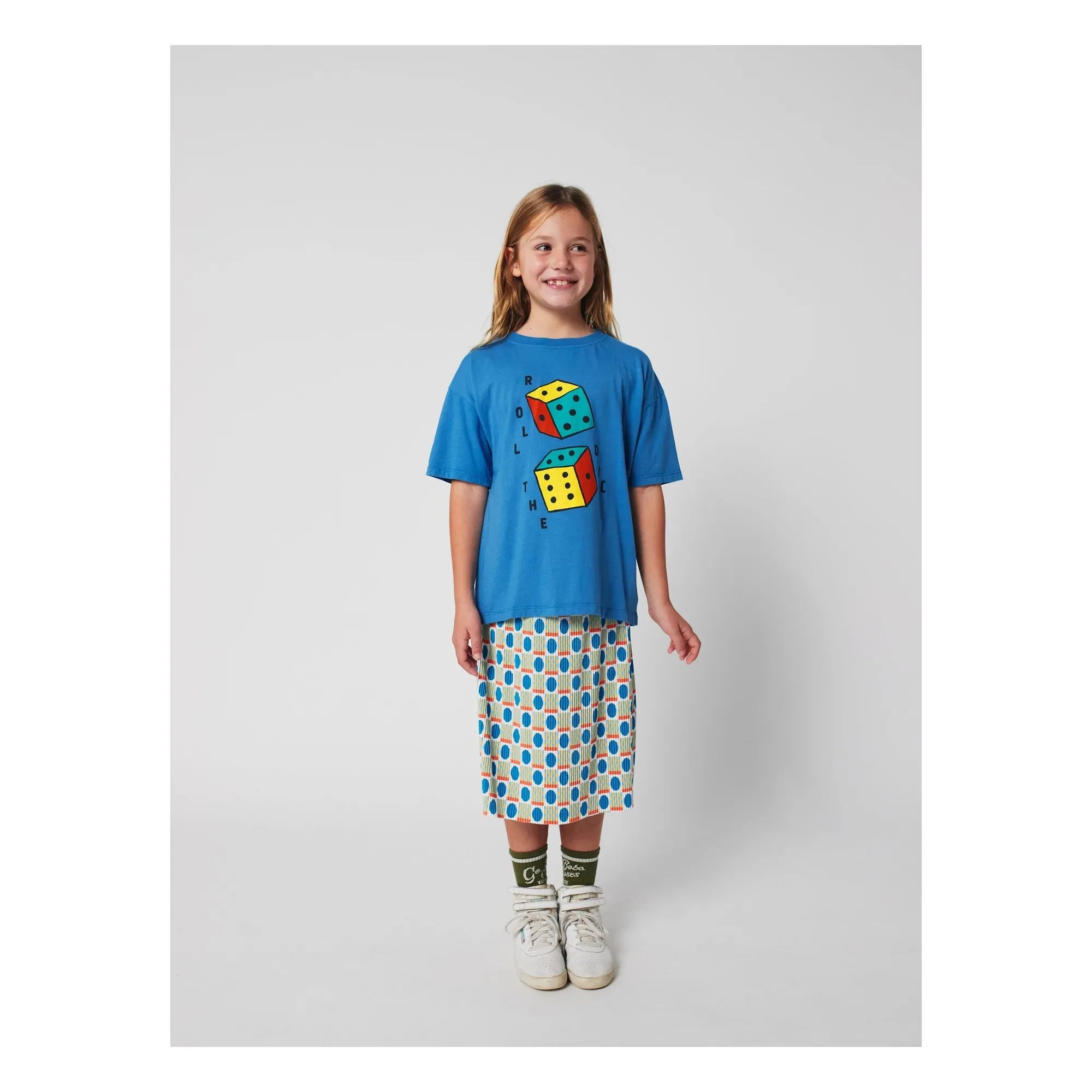 Bobo Choses - Roll The Dice T-Shirt Bio-Baumwolle | Blau