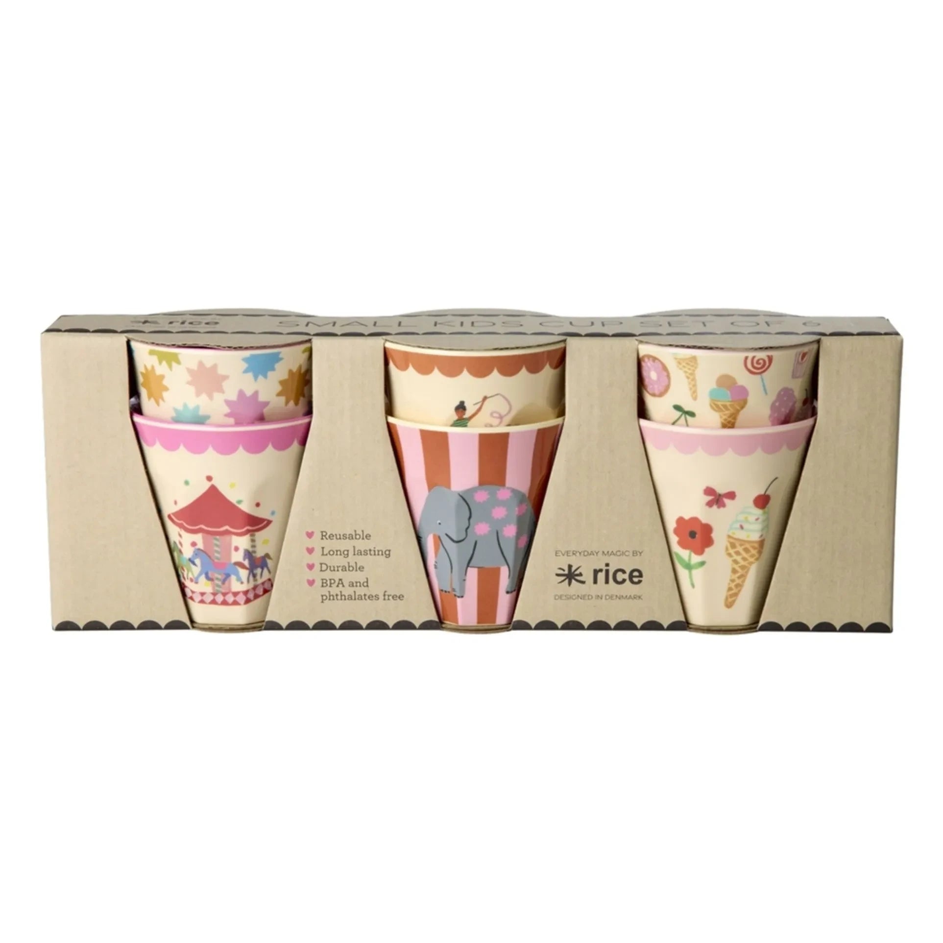 Rice - Fun Fair Becher - 6er Set