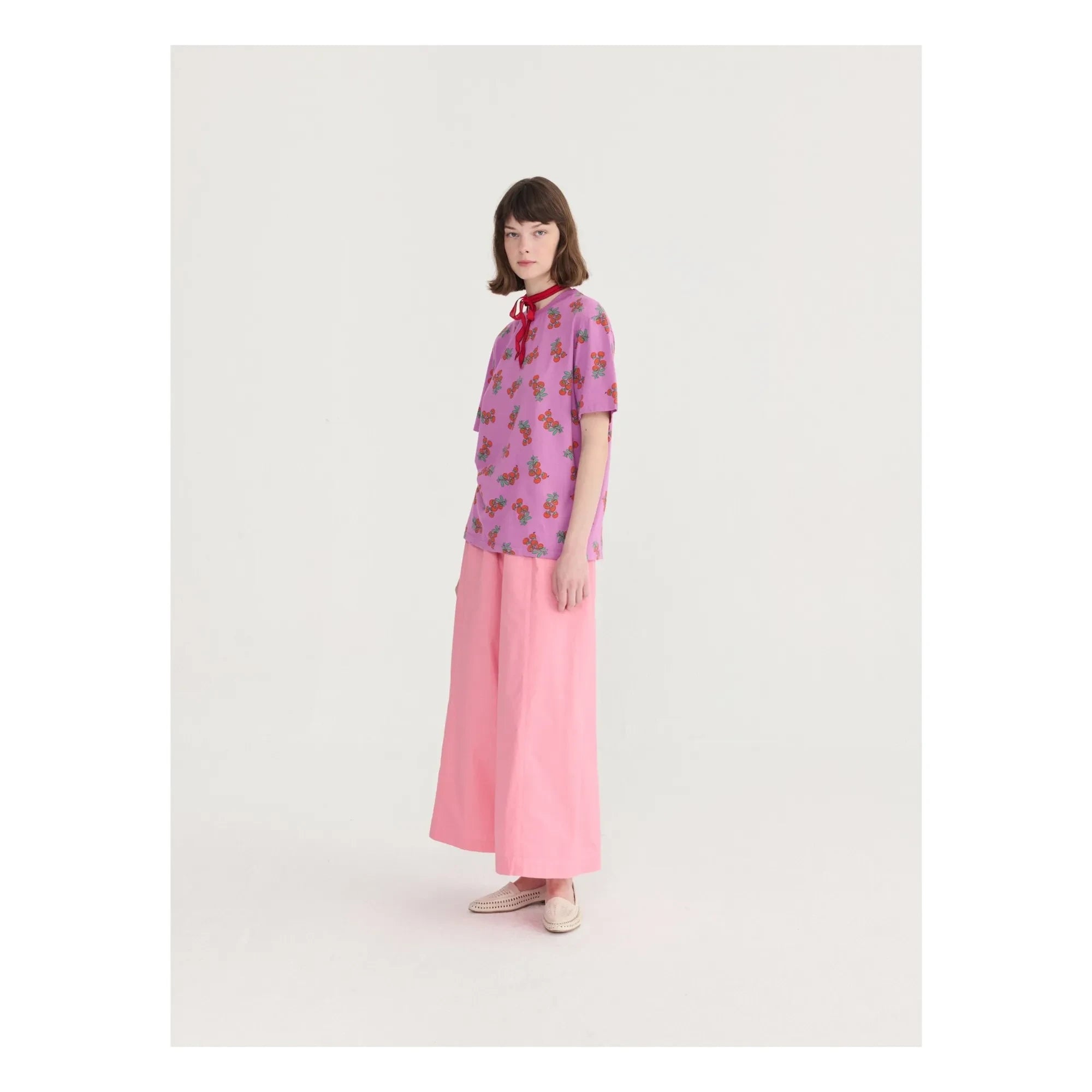 Bobo Choses - Paper Touch Bio-Baumwollhose | Rosa