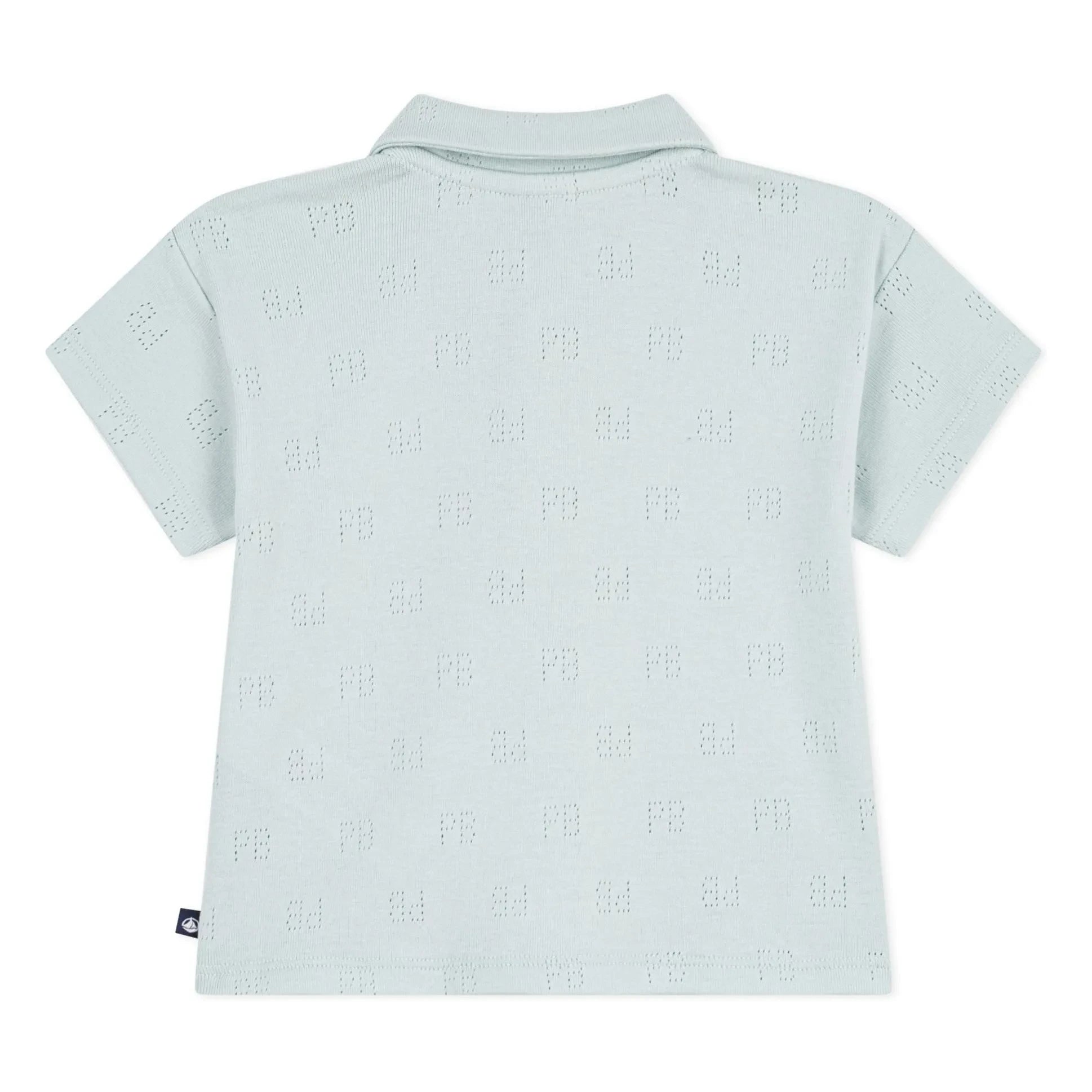 Petit Bateau - Polo Ajouré PB | Salbeigrün