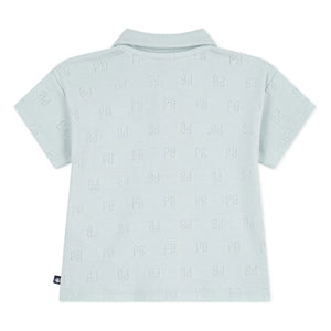 Petit Bateau - Polo Ajouré PB | Salbeigrün