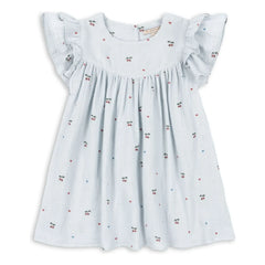 Konges Sløjd - Coco Cerises Bio-Baumwollkleid | Hellblau