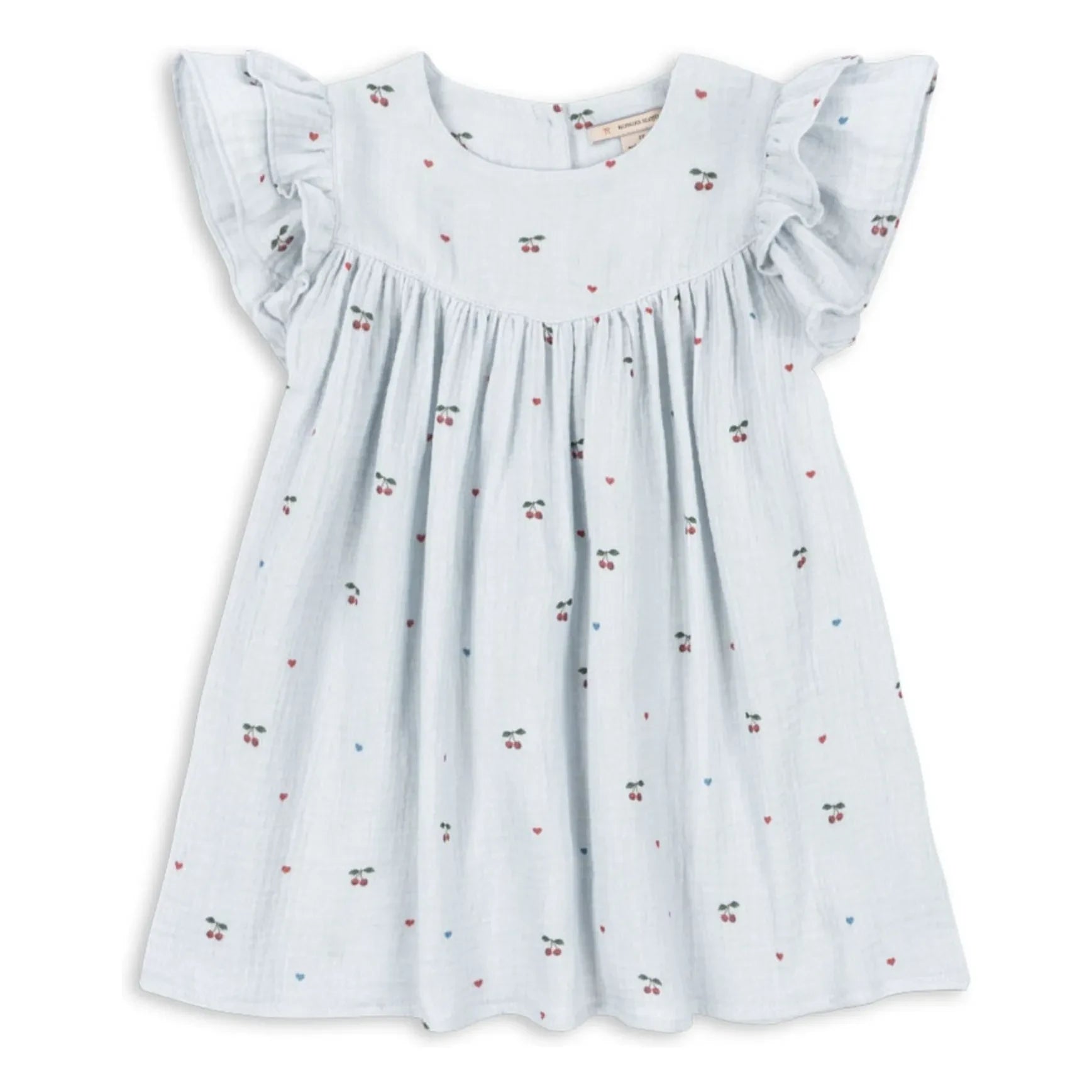 Konges Sløjd - Coco Cerises Bio-Baumwollkleid | Hellblau
