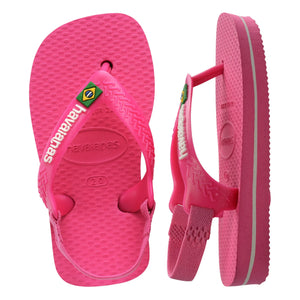 Havaianas - Baby Brasil Logo Zehentrenner | Rosa