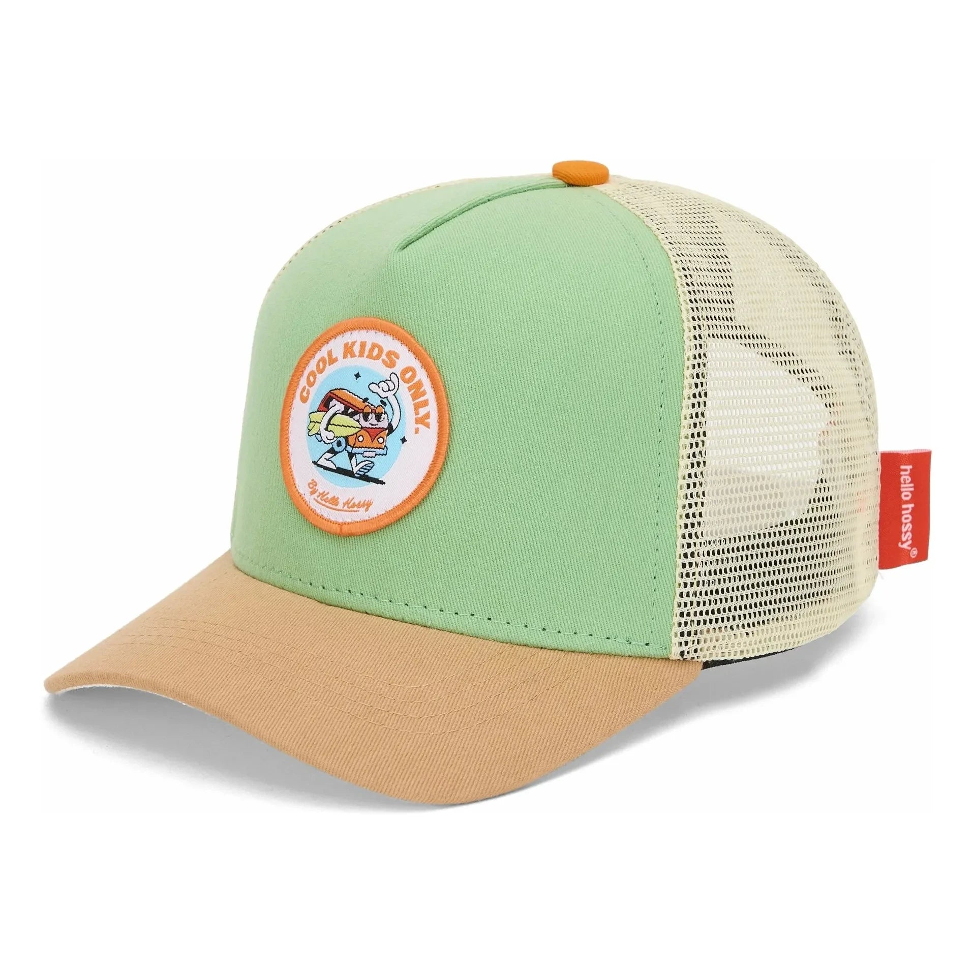 Hello Hossy - Trucker Surftrip Curved Visor Cap | Grün