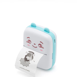 iPixi - Bluetooth Mini Sevimli Mobil Mavi Yazıcı