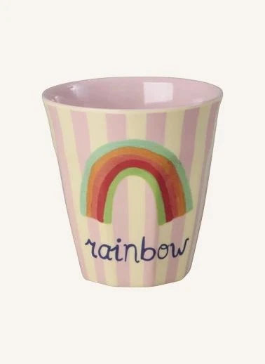 Rice - ABC Melaminbecher - 6er Set | Blassrosé
