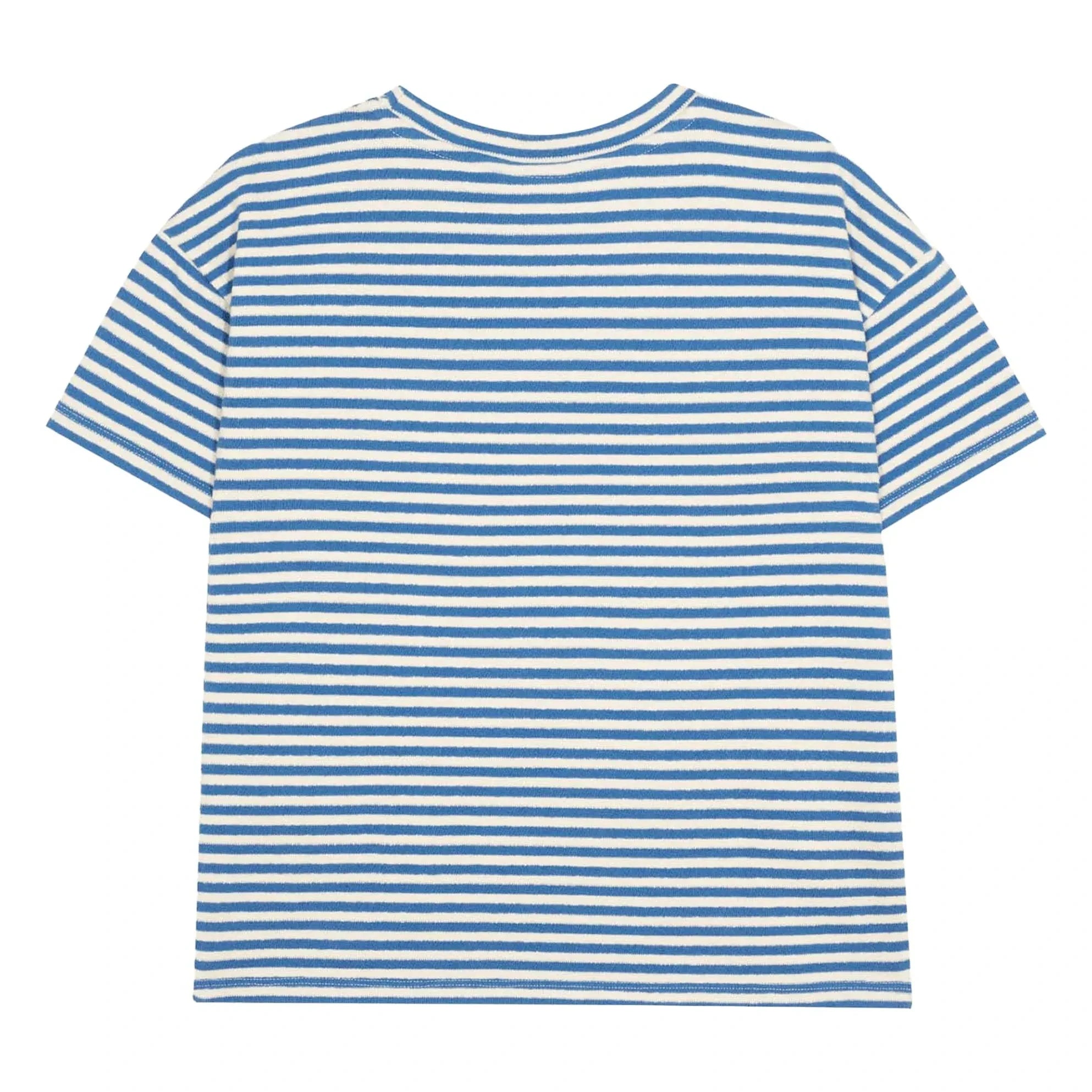 The Campamento - Oversize Gestreiftes T-Shirt | Blau