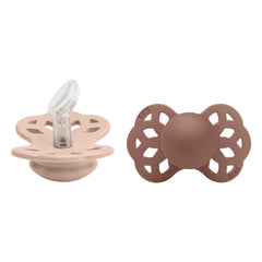 Bibs - Infinity anatomische Sauger - 2er Set | Terracotta