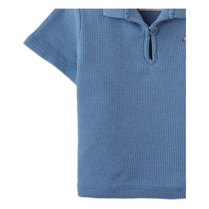 Gingersnaps - Timmy Besticktes Tukan-strukturiertes Poloshirt | Blau