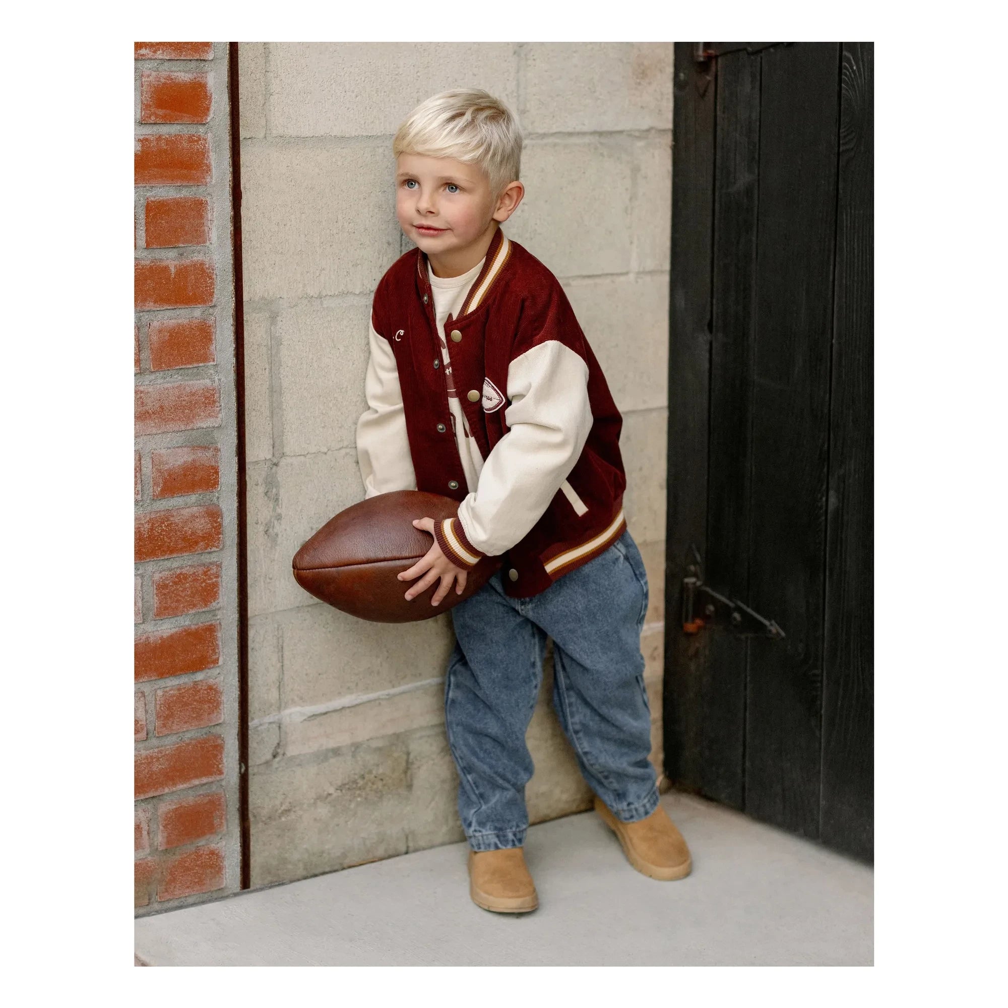 Rylee + Cru – Cardiff Varsity Bomberjacke | Edge
