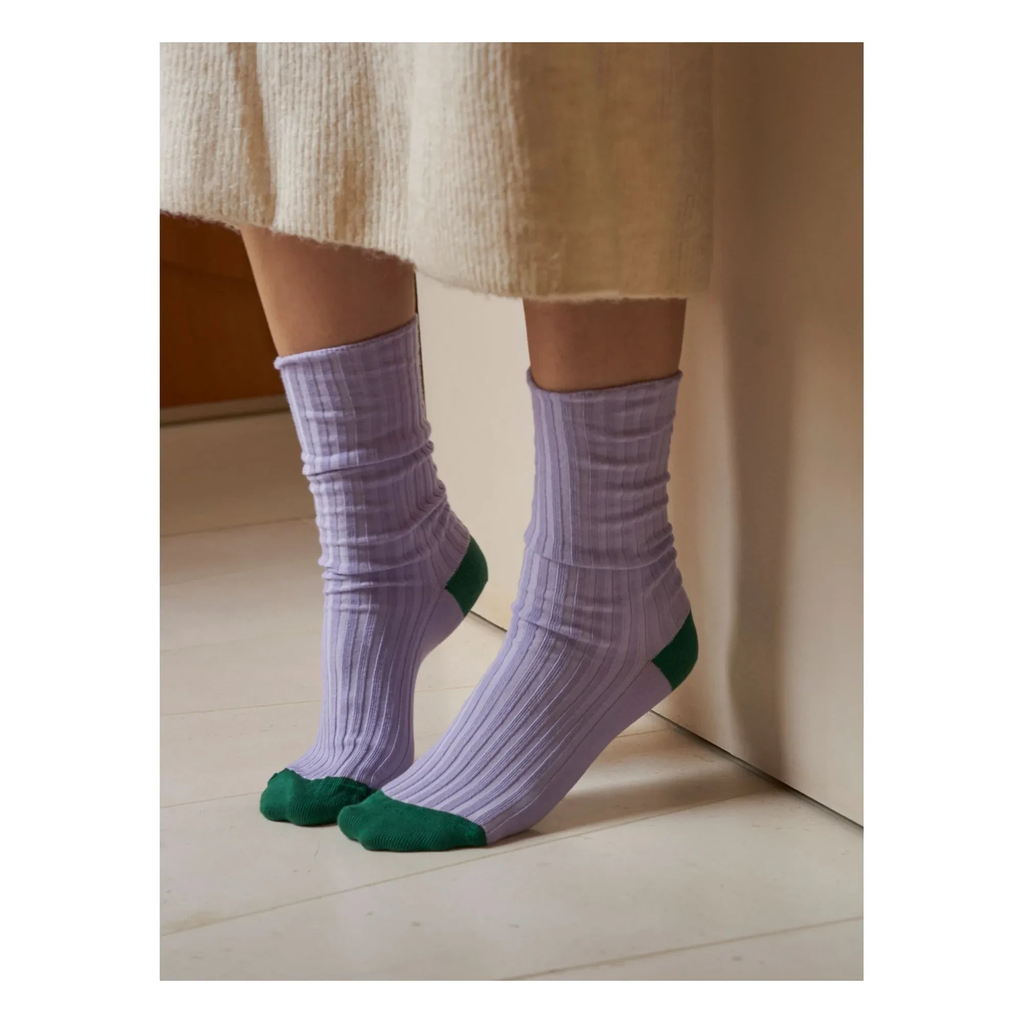 Das Sahnehäubchen - Yvette Socken | Lila