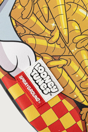 Sprayground - Looney Tunes Karottenmuster Schwarzer Rucksack 910B9177NSZ