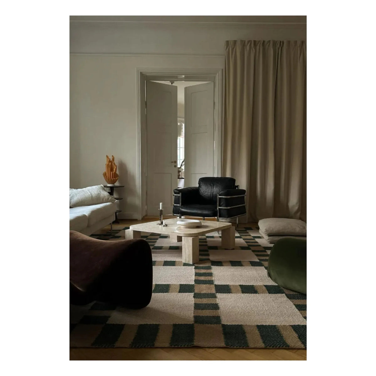 Layered - Late Breakfast Jute Teppich, Evelina Kroon | Grün