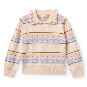 Copenhagen Colors - Woll-Rundhalspullover | Beige