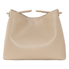 Elleme - Vosges Genarbtes Leder Tasche | Staubig Braun