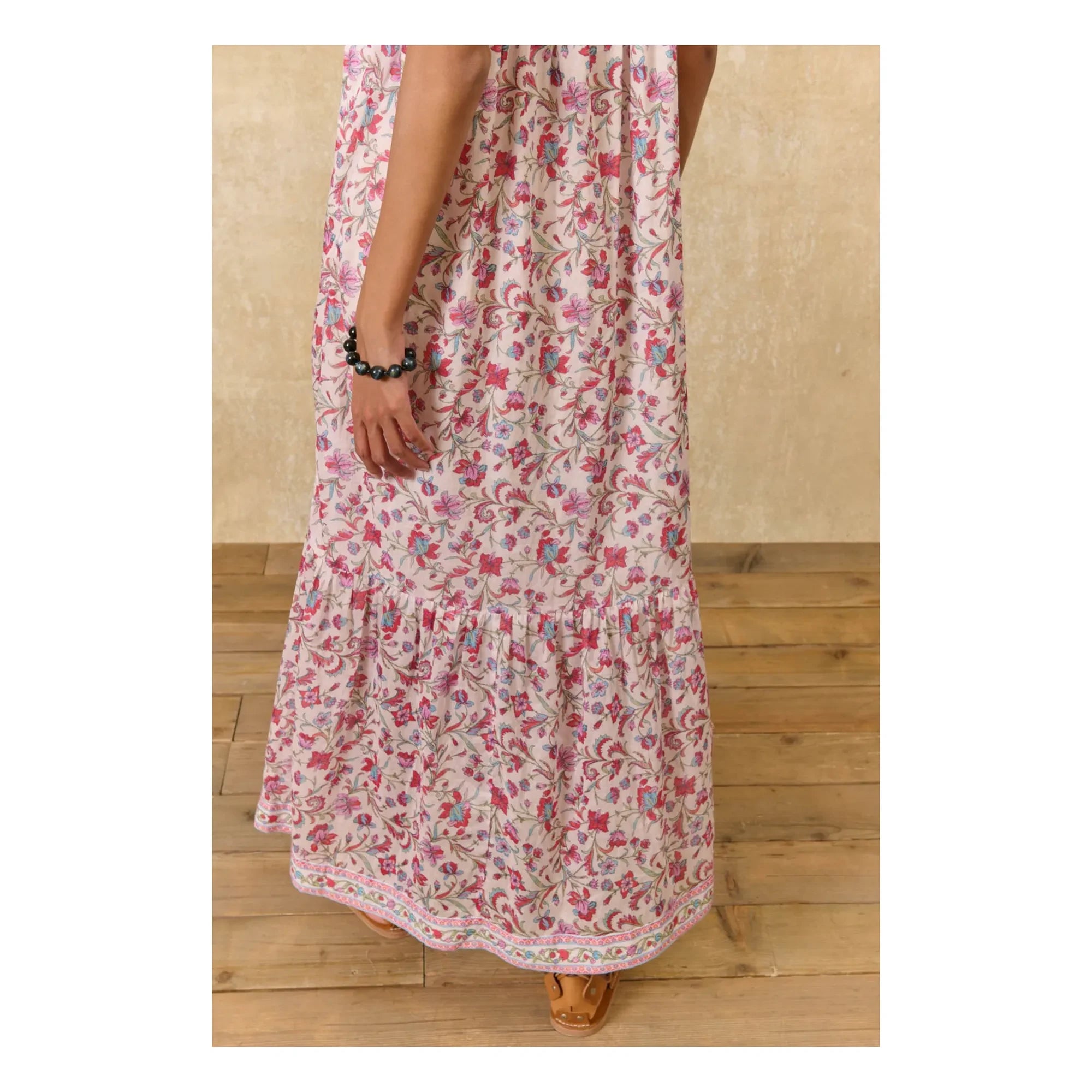 Louise Misha - Marcelette Kleid aus Bio-Baumwolle | Pink