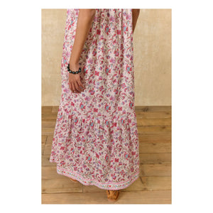 Louise Misha - Marcelette Kleid aus Bio-Baumwolle | Pink