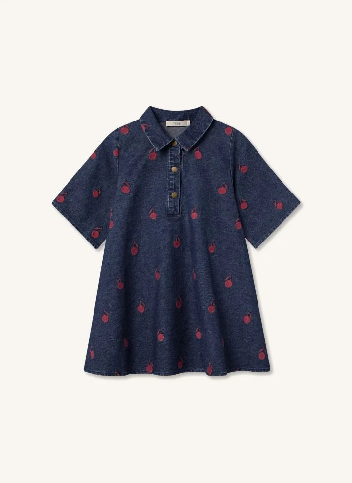 Fliink - Donna Denim Kleid | Dunkelblau