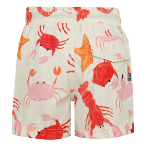 Pepita & Me - Crustacean Badeshorts | Ecru