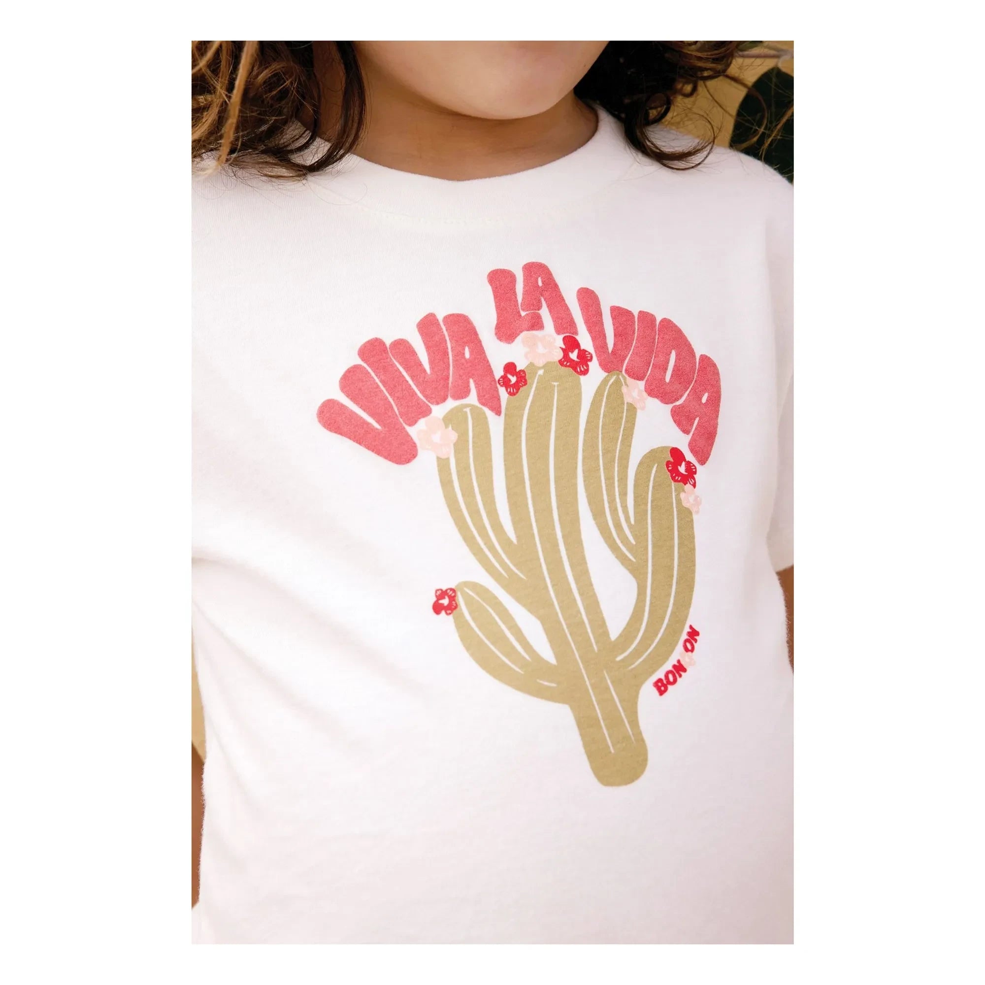 Bonton - Tubo Viva Kaktus T-Shirt | Ecru