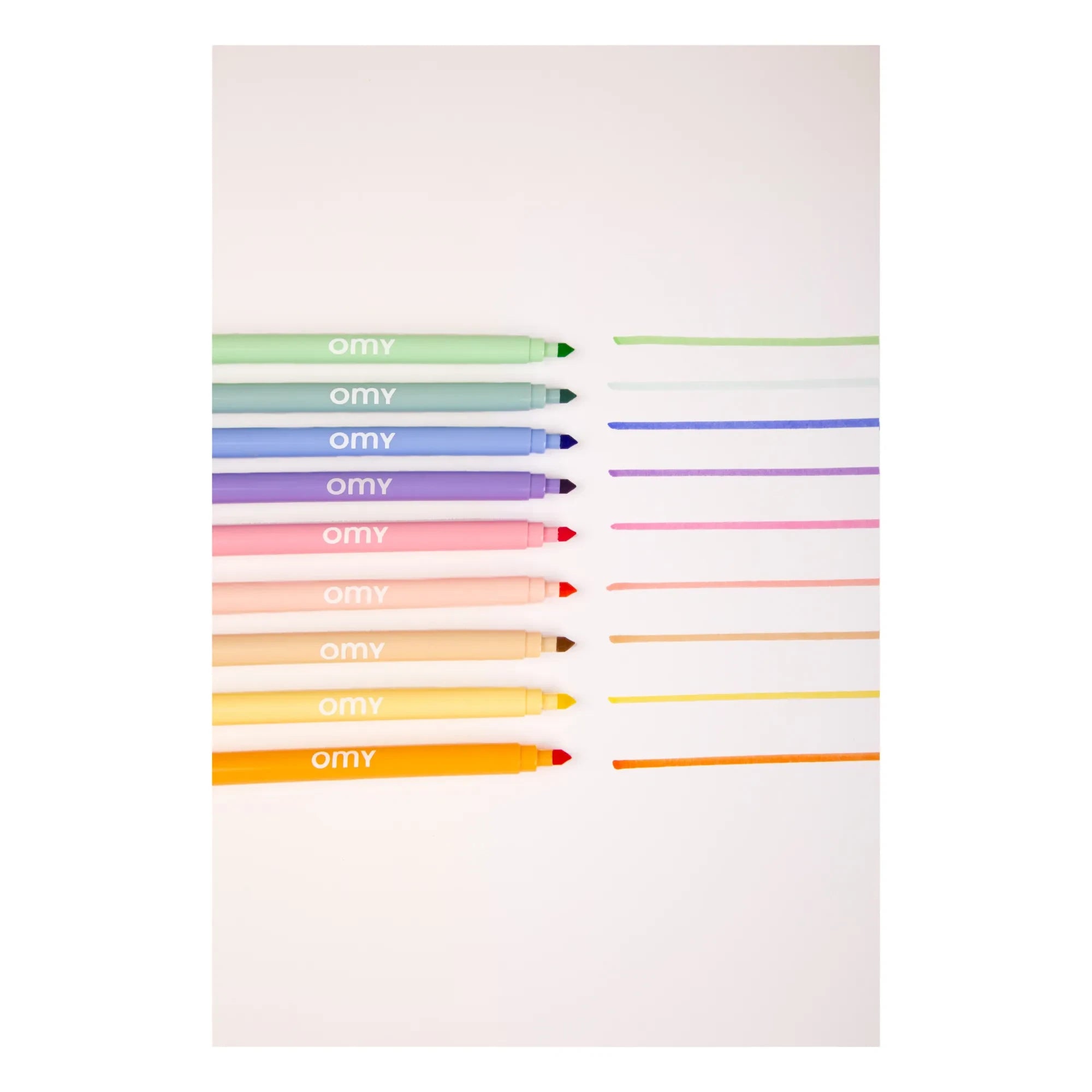 Omy - 9 Pastell-Filzstifte | Violett