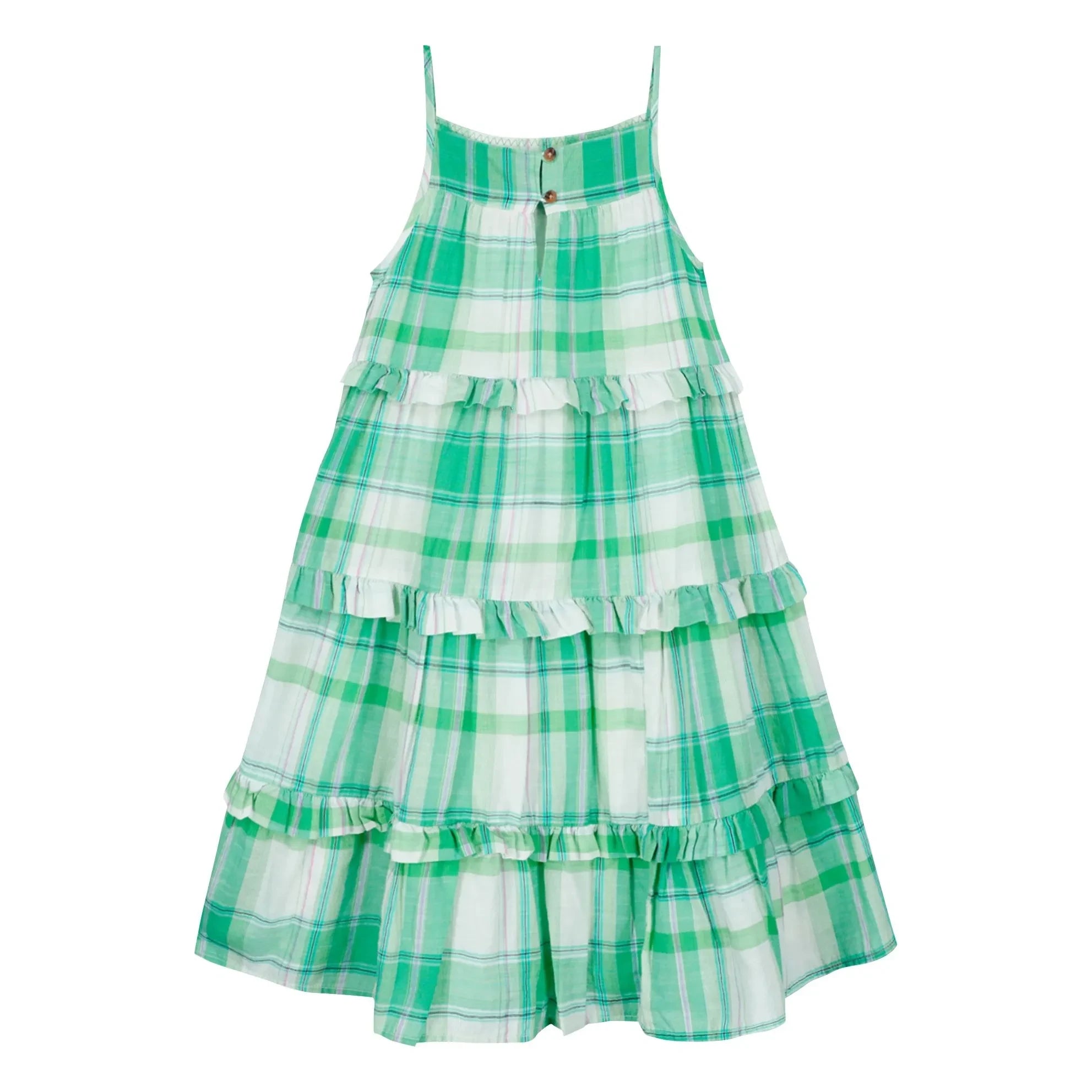 Bonton - Nymphea Quadratisches trägerloses Kleid | Grün