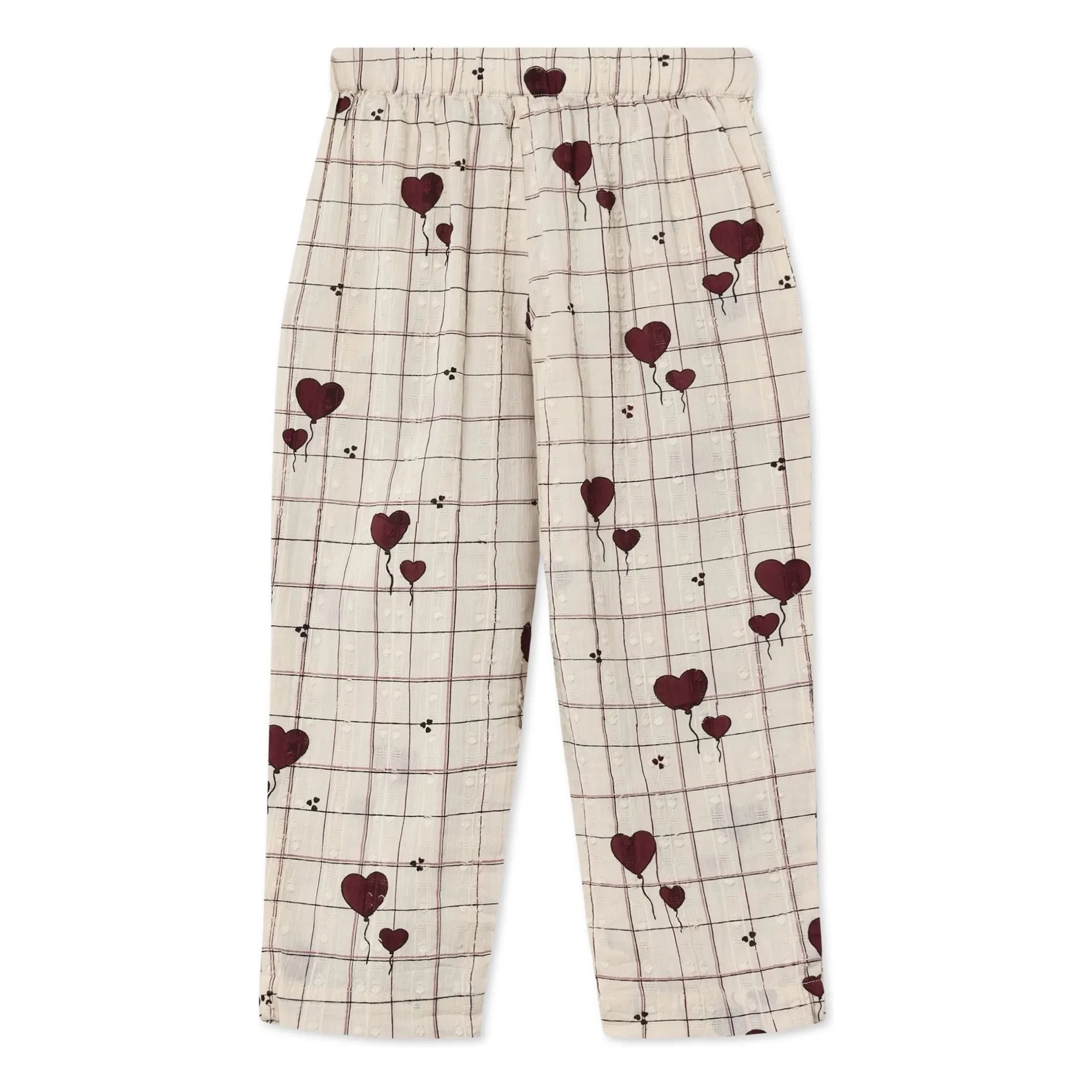 Fliink - Ilove Karierte Hose | Ecru