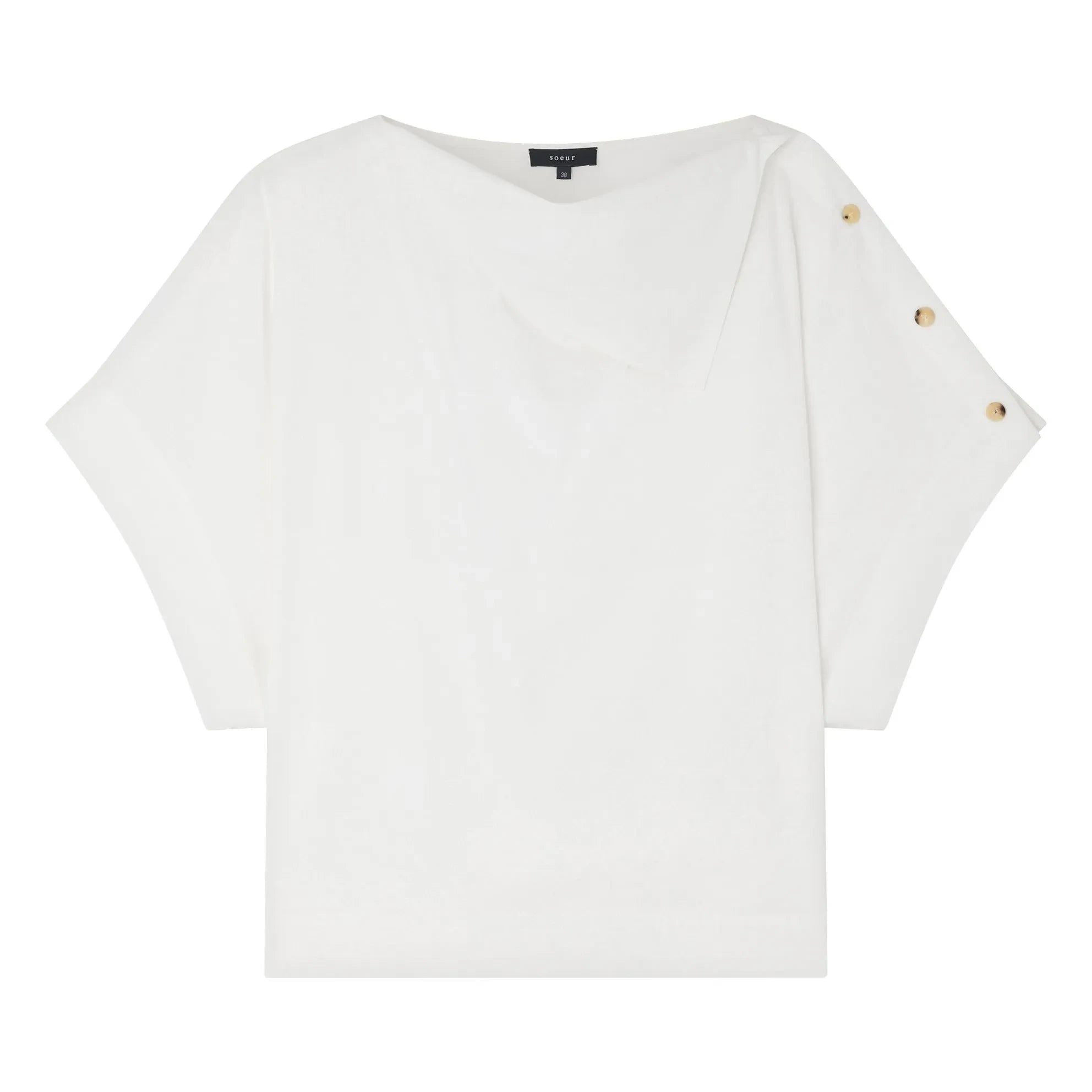 Soeur - Issa Bio-Baumwollbluse | Off-White
