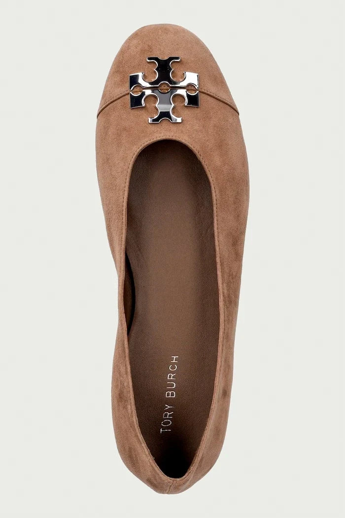Tory Burch Charlie Ballet Süet Balerin