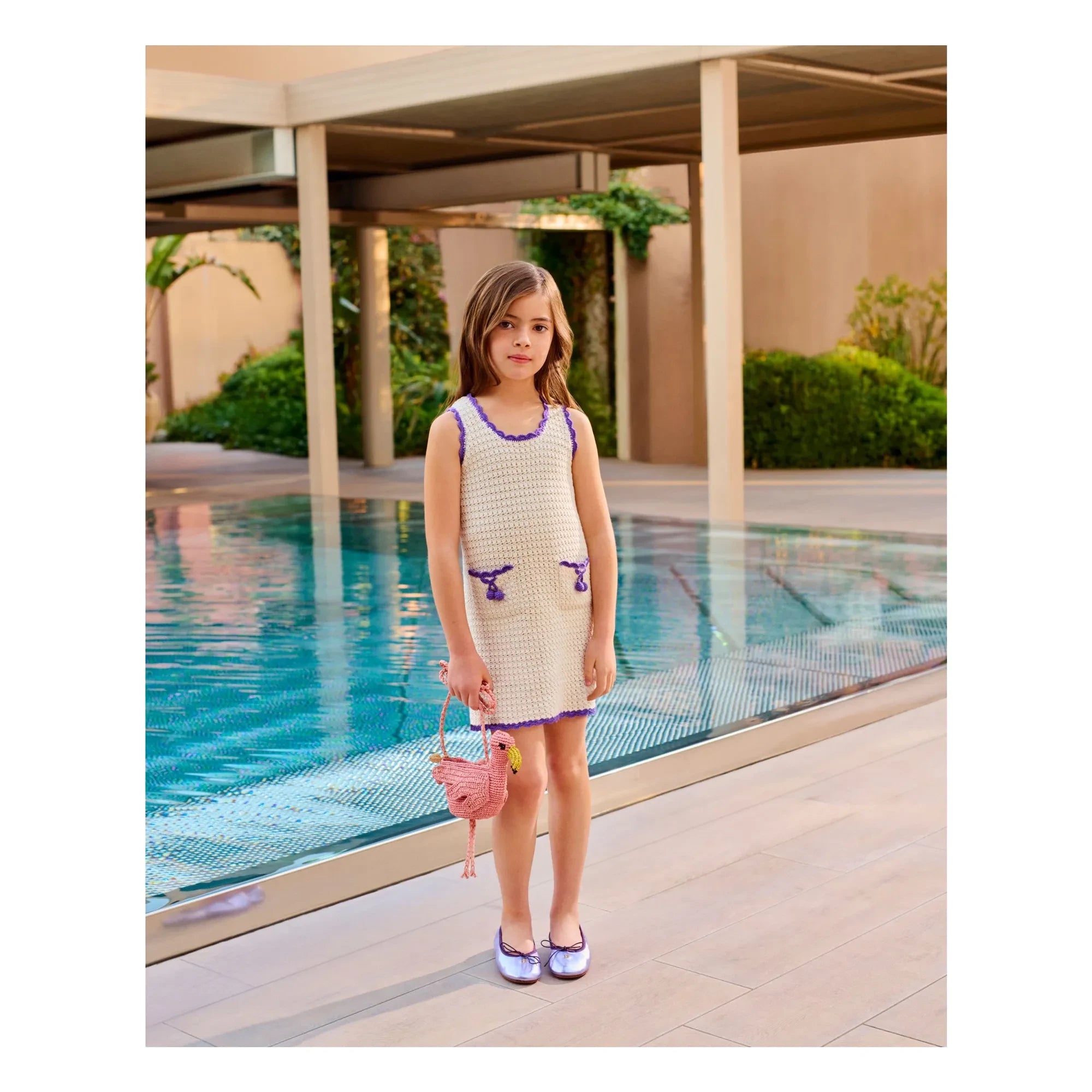 Bonpoint - Lali Strickkleid | Ecru