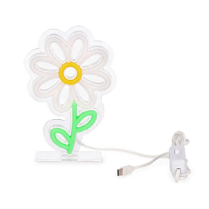 Legami - Mini Neon-Effekt LED-Schild - Es ist ein Schild Mini - Gänseblümchen