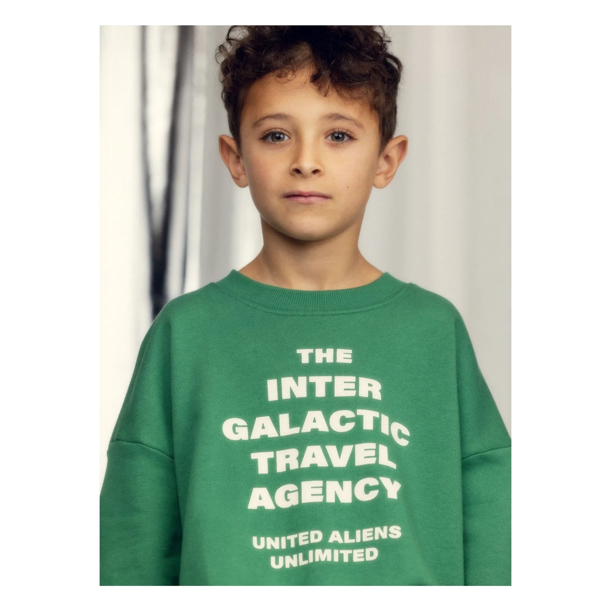 Mini Rodini - Sweat Travel Agency Bio-Baumwolle | Grün