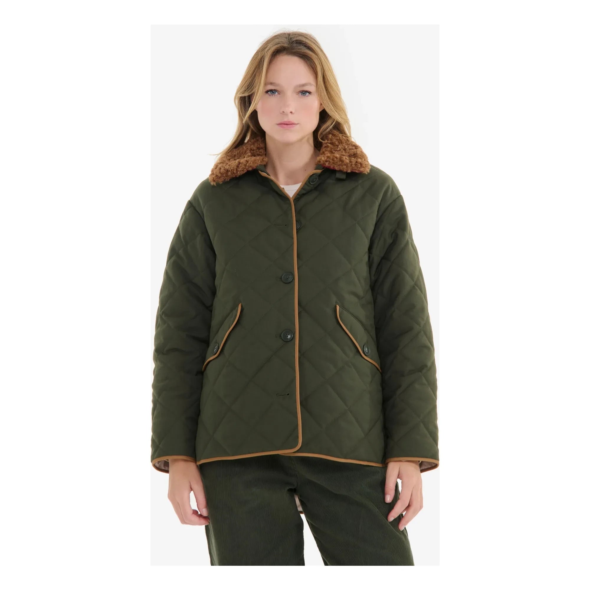 Aigle - Wasserabweisende Steppjacke aus recycelten Fasern | Khaki