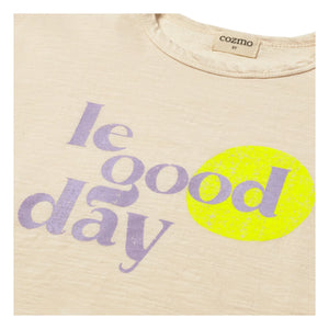 Cozmo - Aura Le Good Day T-Shirt | Elfenbein