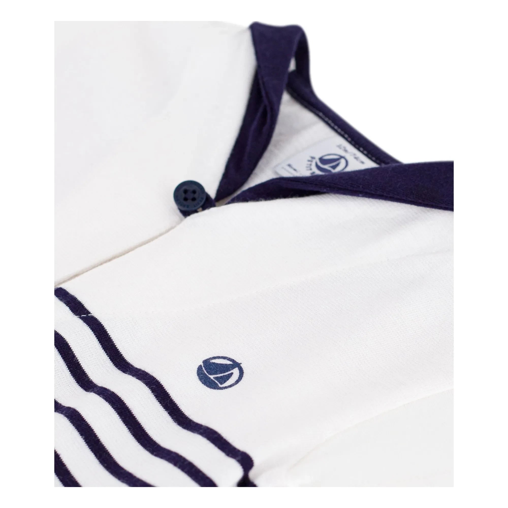 Petit Bateau - Poloshirt Bio-Baumwolle | Weiß