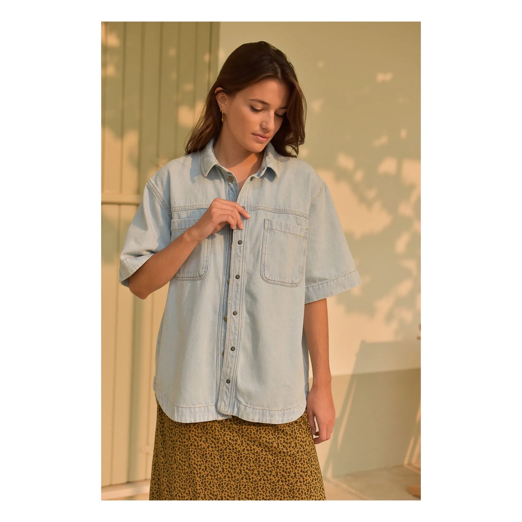 Marlot Paris - Colette Denim Hemd - Damen Kollektion | Hellblau