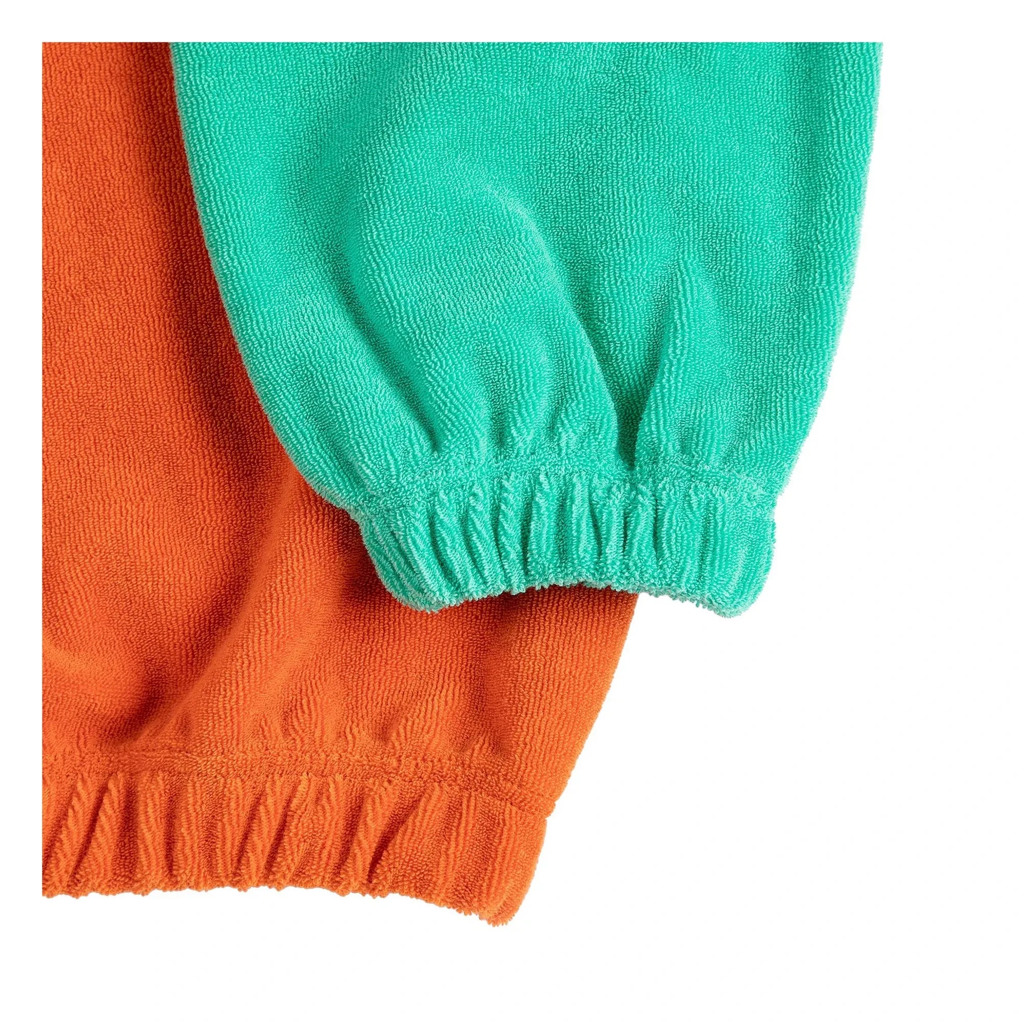Bobo Choses - Sweatshirt aus Bio-Baumwollfrottee mit Farbblöcken | Orange