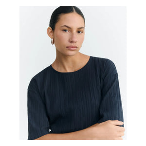 Thinking Mu - Kina Kleid aus Bio-Baumwolle | Blau