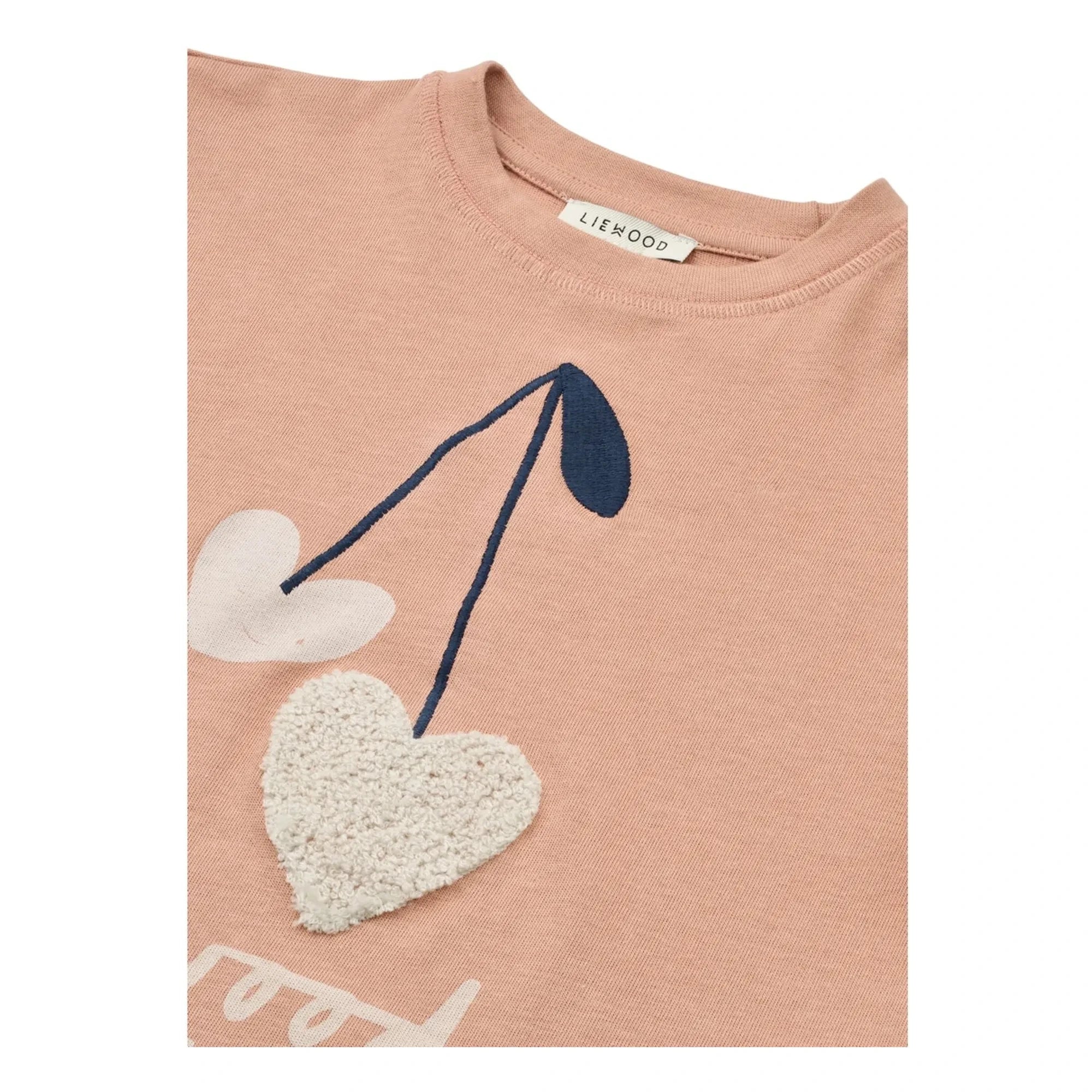 Liewood - Tyler Hearts Bio-Baumwoll-T-Shirt | Rosa