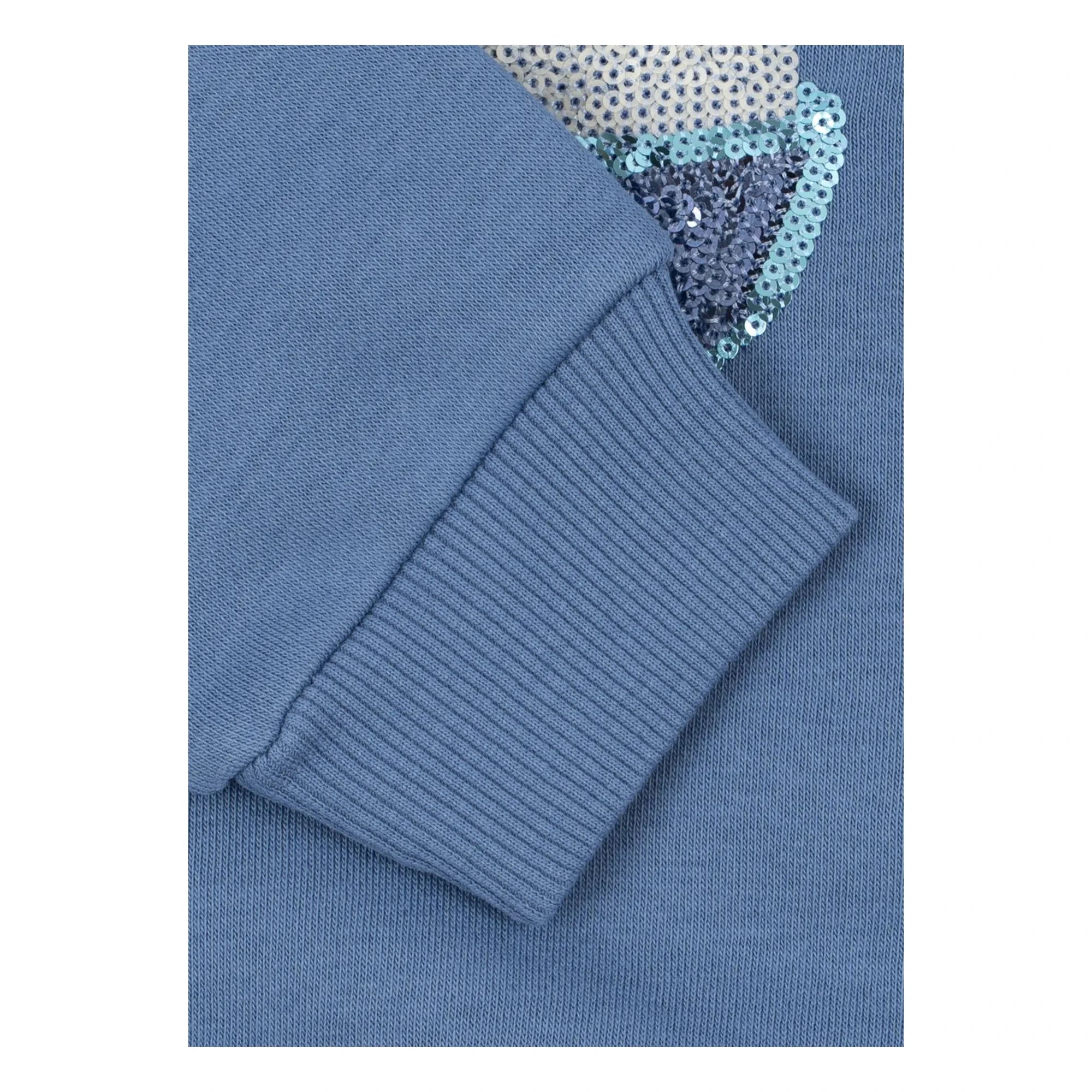 Konges Sløjd - Sweat Loumilla Glaces Bio-Baumwolle | Blau
