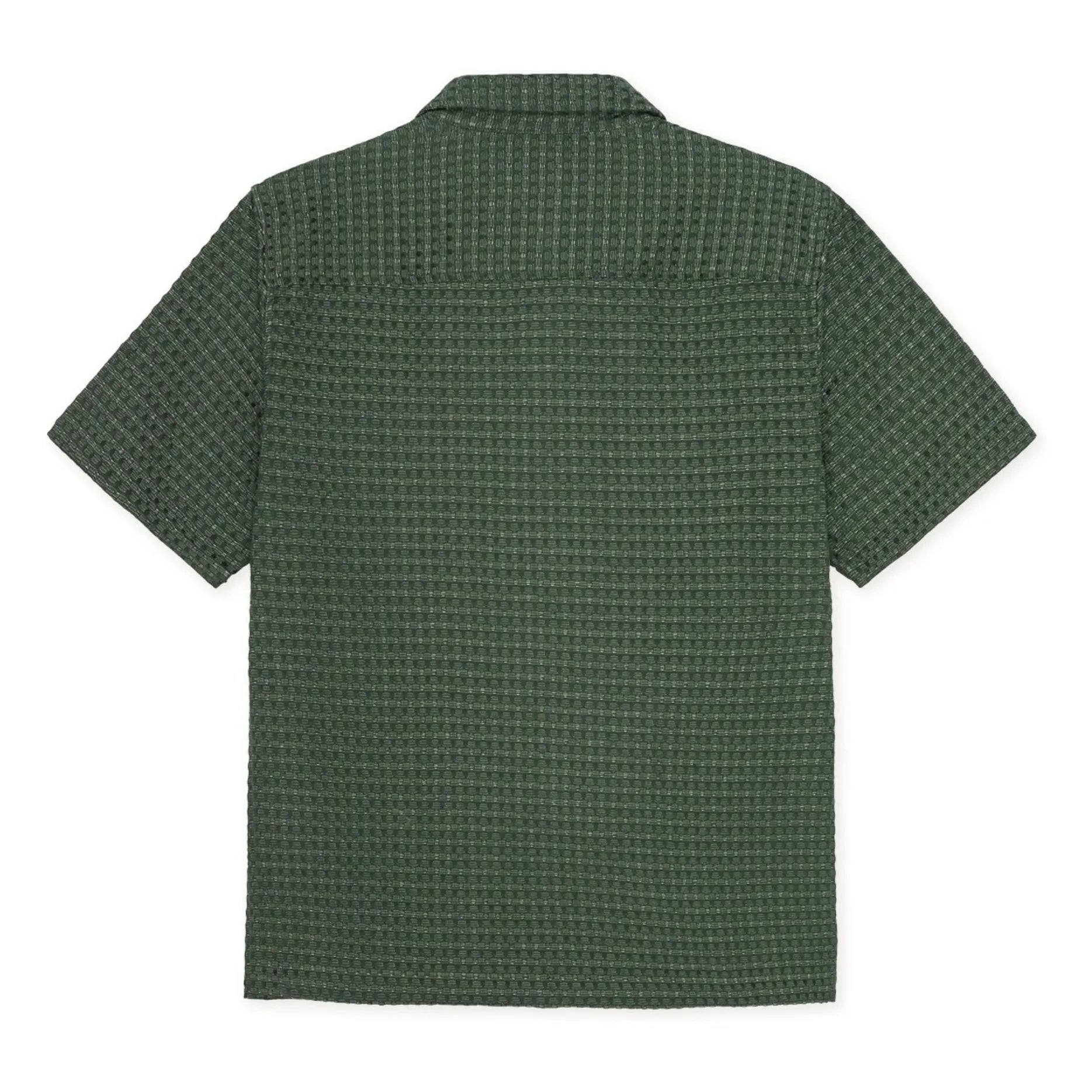 Les Deux - Chemise Chack Seersucker | Koyu yeşil