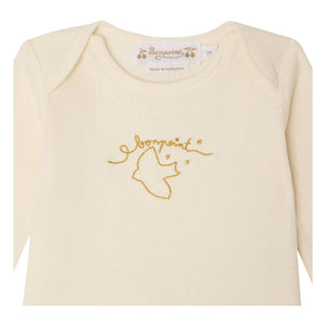 Bonpoint - Timi Set aus Bio-Baumwoll-T-Shirt und Leggings | Braun
