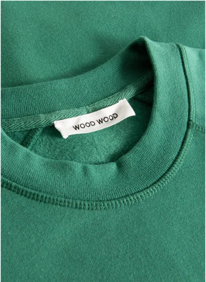 Wood Wood - Hester Organic Baumwoll-Sweatshirt | Dunkelgrün