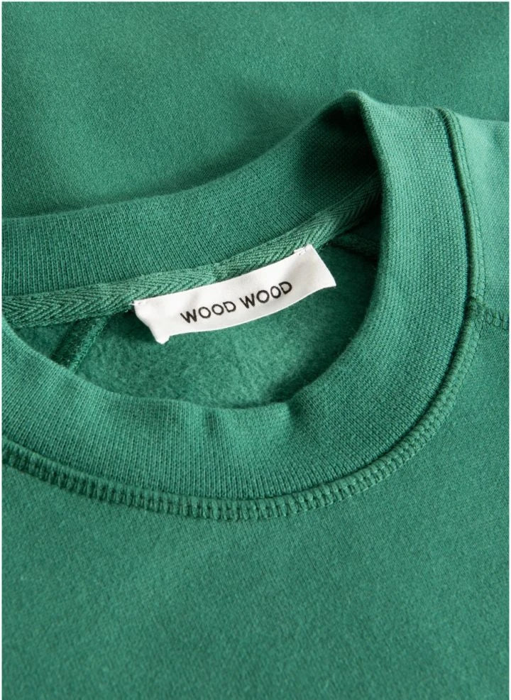Wood Wood - Hester Organic Baumwoll-Sweatshirt | Dunkelgrün