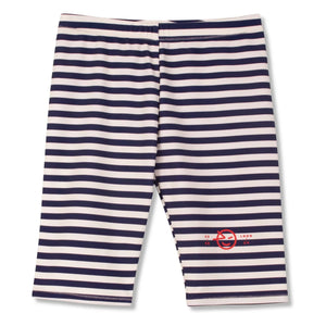 Wynken – Fahrradshorts Gestreift Recycelte Fasern | Marineblau