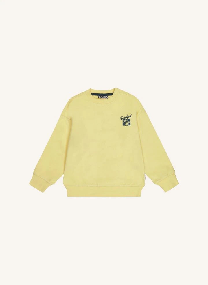 Tumble N'Dry - Gigi Organische Baumwoll-Sweatshirt | Verblasstes Gelb