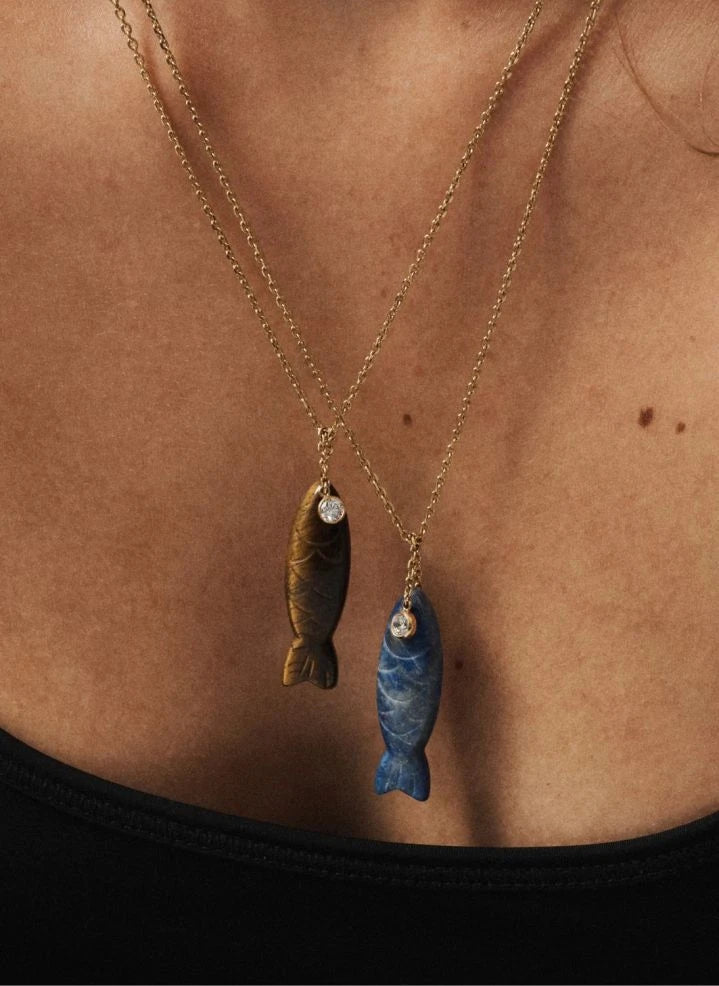 Camille Colette Studio - Isola Lapis Lazuli Halskette | Mehrfarbig