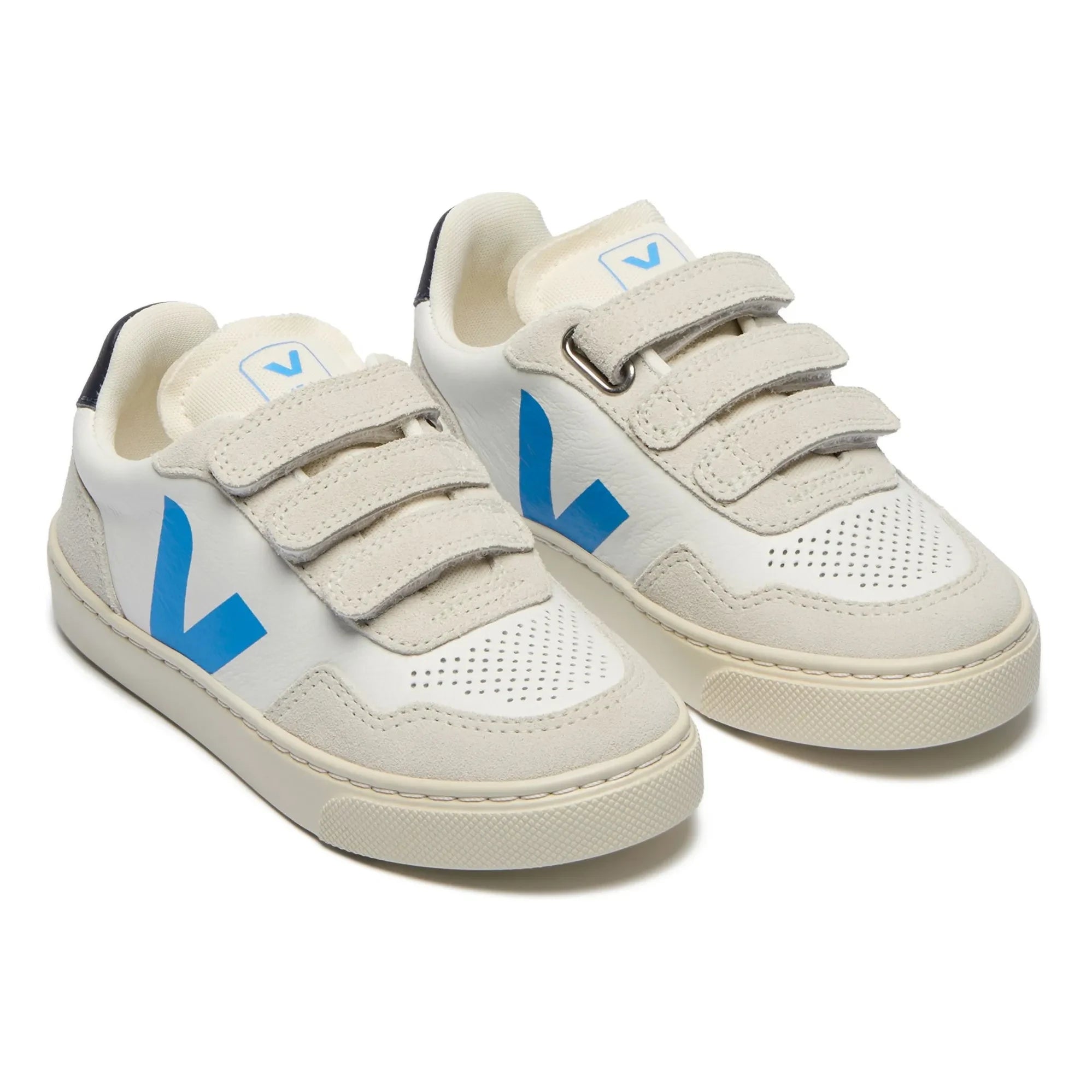 Veja - V-90 Kratzfeste Leder-Sneaker O.T. | Blau