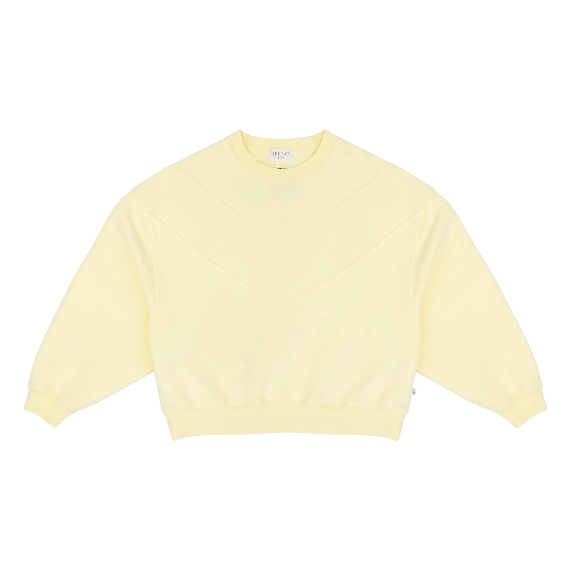Jenest - Tammie Bio-Baumwoll-Sweatshirt | Hellgelb